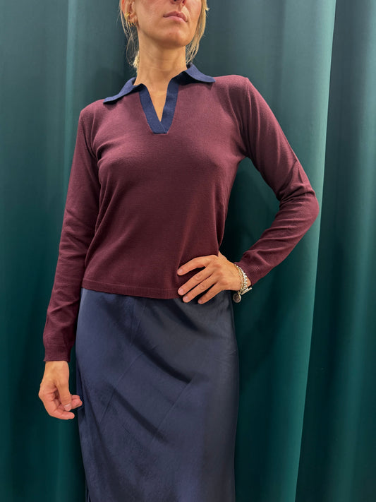 Maglioncino Polo Duda Bicolor