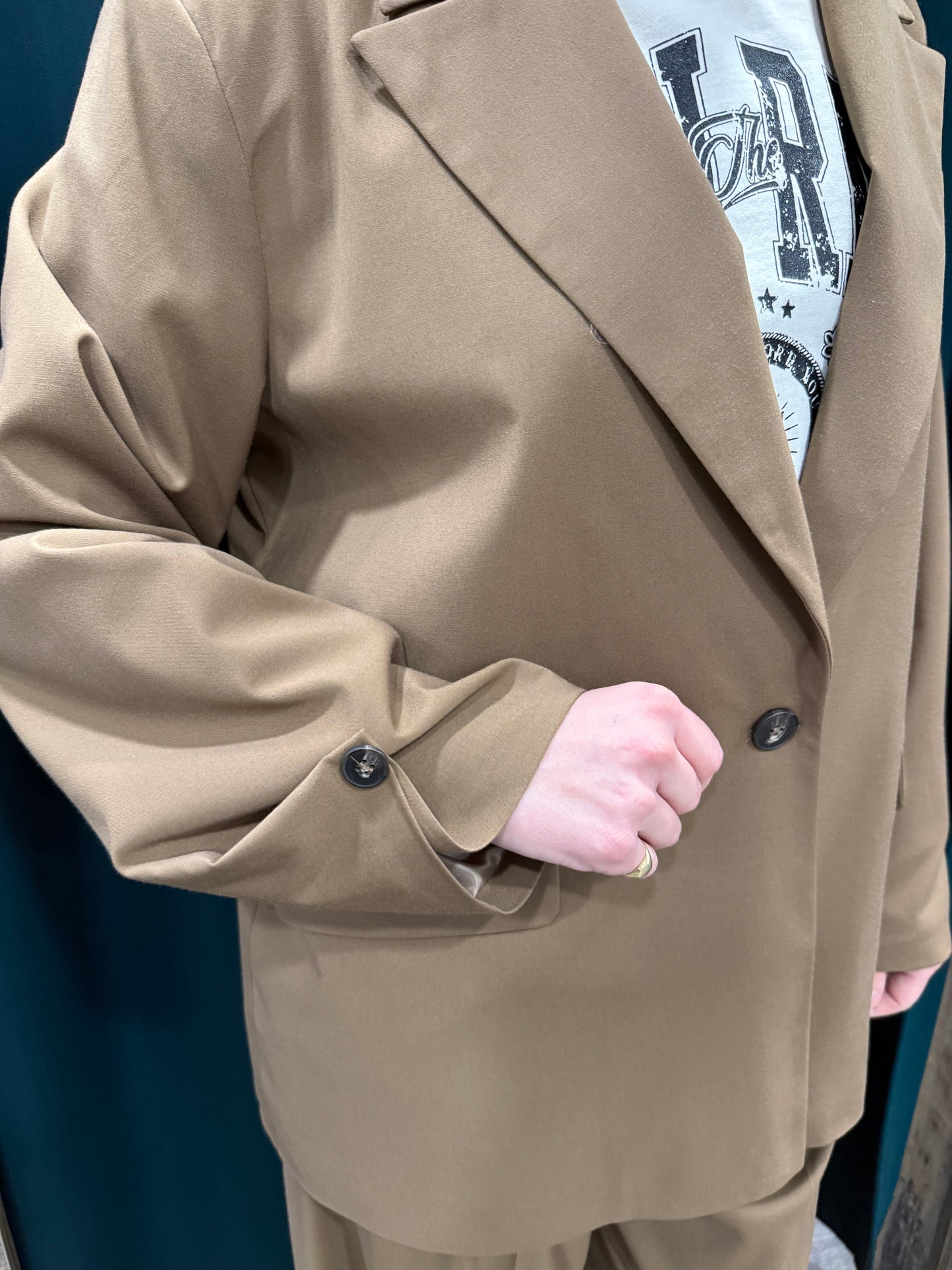 Giacca Oversize Biscotto