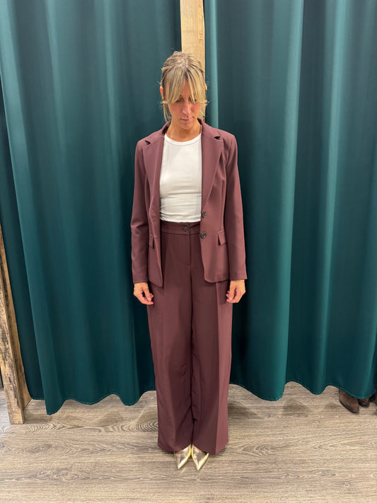 Pantalone Palazzo Bordeaux