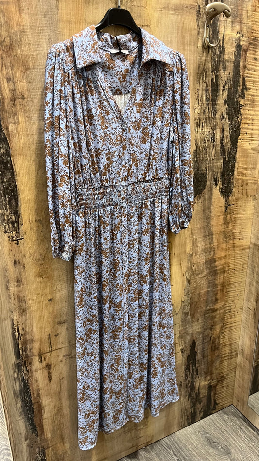 Abito Lungo Chemisier in Viscosa