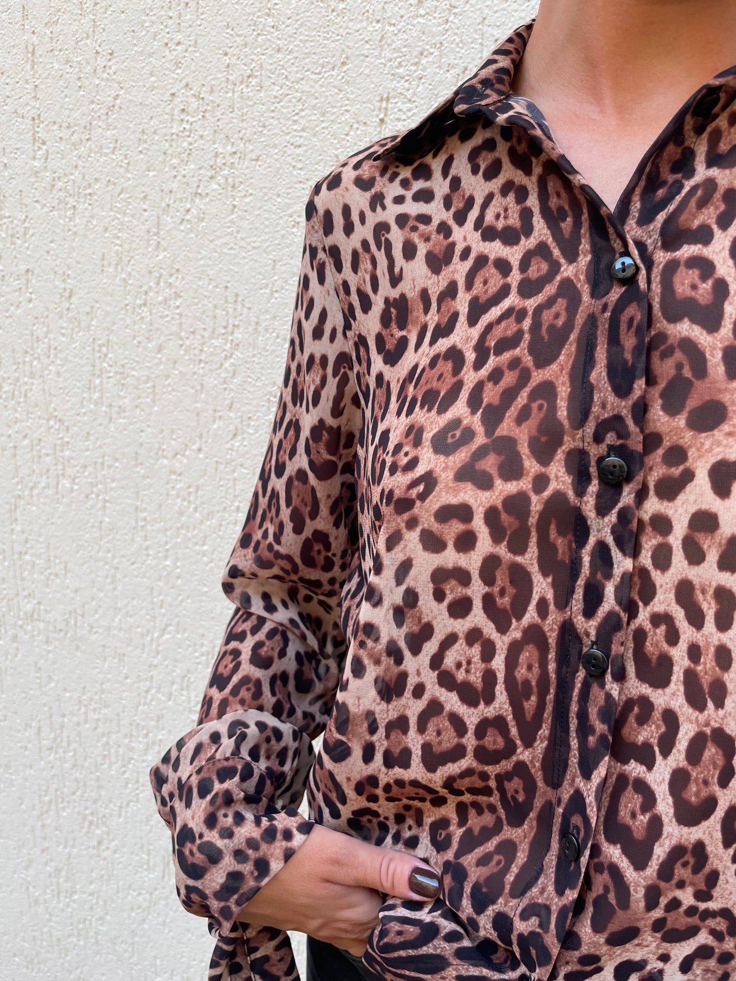 Camicia Leopardata Animalier Kontatto