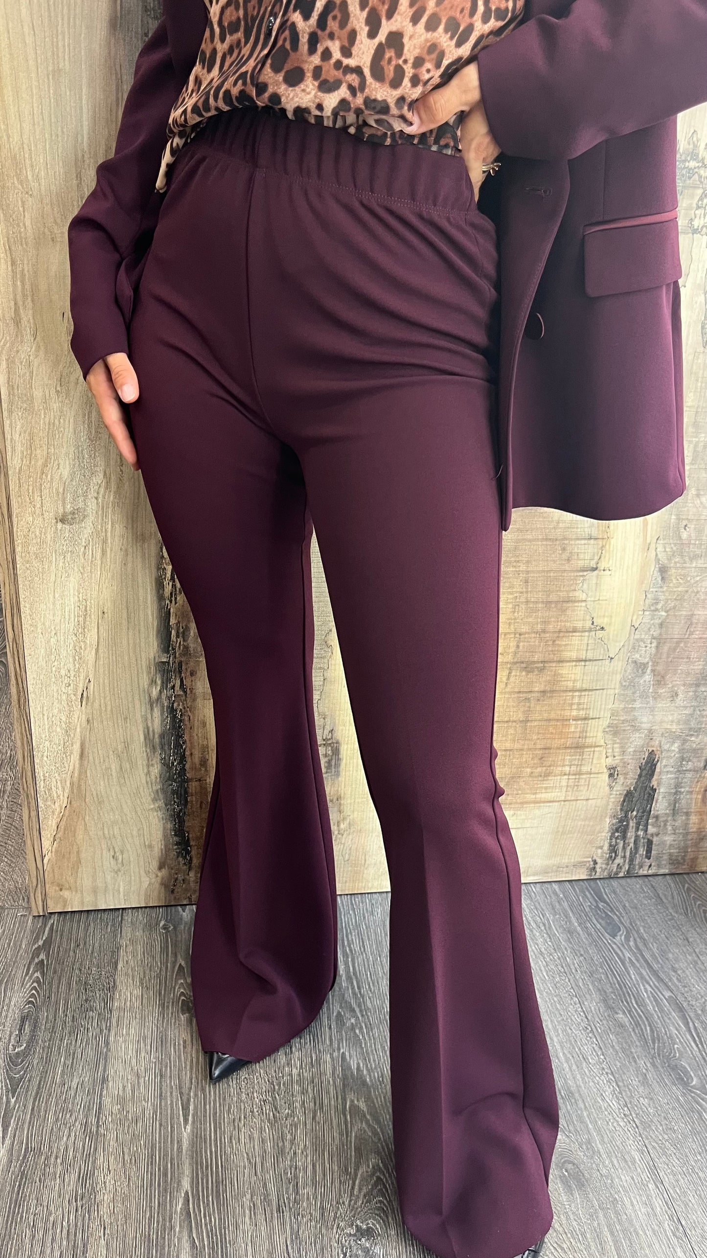 Pantalone Palazzo Vicolo Bordeaux